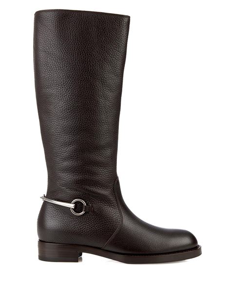 gucci horsebit pony boots|high heel gucci boots women.